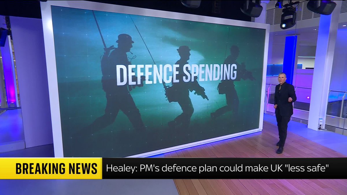 John Healey has resigned as defence secretary because the amount of money that Sir Keir Starmer committed to defence spending fell "well short of what is required". So what do the numbers tell us? @AlexRossiSky takes a look ⬇️ 📺 Sky 501