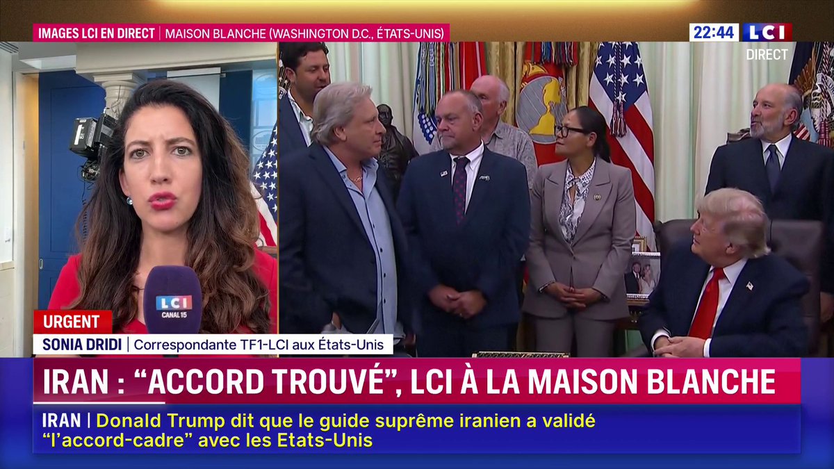 🔴 Guerre au Moyen-Orient : Donald Trump dit que le Guide suprême iranien Mojtaba Khamenei a validé l'accord avec les États-Unis 📺 Sonia Dridi