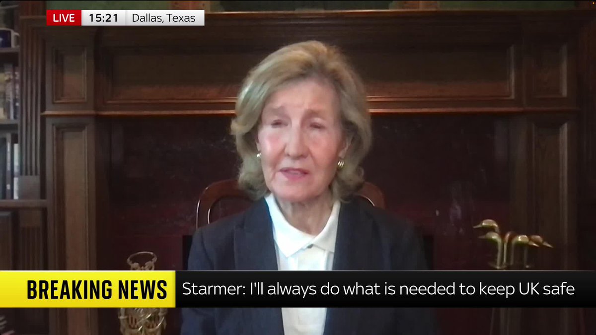 Russia "would like nothing more" than to see NATO countries not meeting defence spending targets, a former U.S. ambassador to NATO tells Barbara Serra. It's after the UK's defence secretary resigned to protest a lack of investment in defence. 📺 Sky 501
