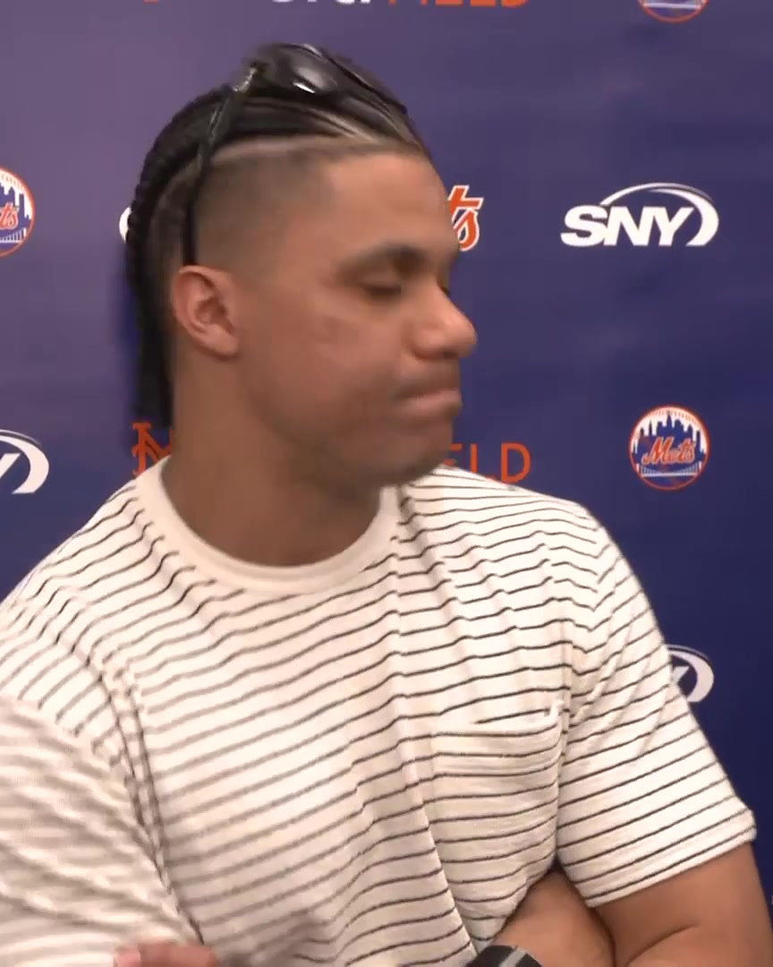 "When you see the fans and how they get crazy like that, it always motivates you to be at the top. It's impressive, it's motivating... It was really cool to see" Juan Soto talks about his reaction to seeing fans rally around the Knicks in the NBA Finals: