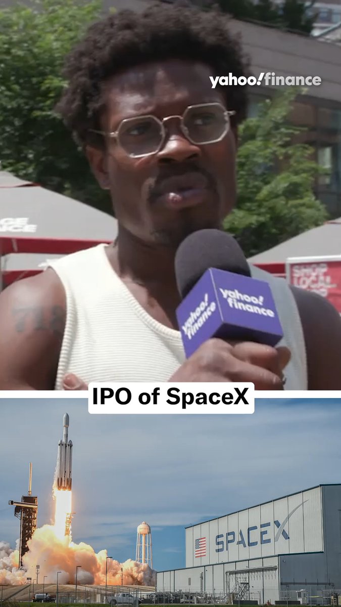 We asked people on the street what they think SpaceX's IPO is going to debut at and whether they would buy the stock for $500. 🤔 Here's what they said.
