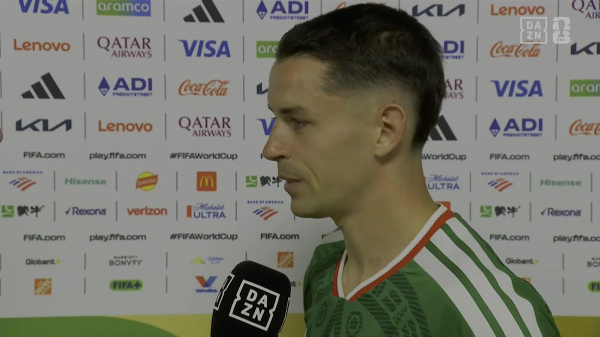Fidalgo, un hombre que le quiere devolver a México todo lo que México le ha dado ❤️ "Me hice futbolista aquí. Es un orgullo muy grande defender este escudo" 🇲🇽 #DAZNMundial