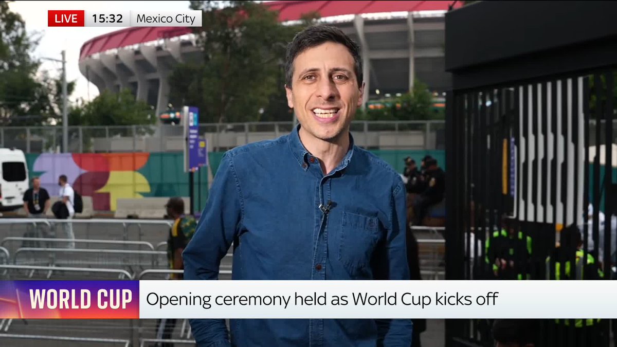 "This has been Mexico's day." Sky's sports correspondent Rob Harris has the latest from the World Cup after host nation Mexico beat South Africa 2-0 in the opening game of the tournament. Live updates: 📺 Sky 501, Virgin 602, Freeview 233 and YouTube