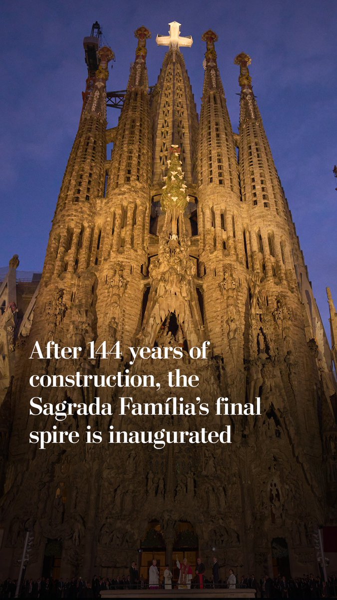 Pope Leo XIV and Barcelona celebrated the Sagrada Família during the inauguration its final sandcastle spire. The Tower of Jesus Christ officially made the basilica the tallest church in the world.
