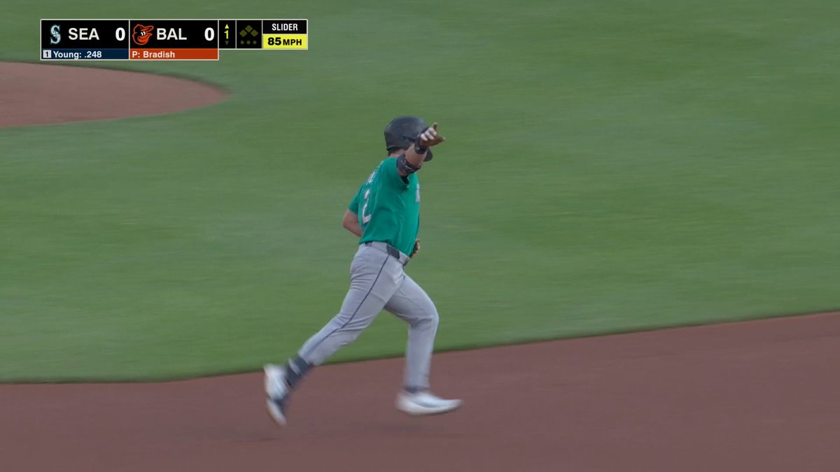Cole Young with the leadoff homer for Seattle‼️ Watch Mariners-Orioles on ESPN and the ESPN App 🍿
