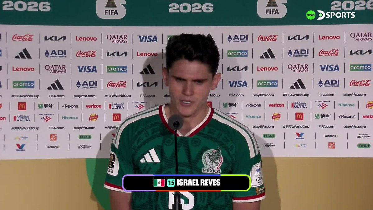 🇲🇽2️⃣⚽️0️⃣🇿🇦 | GRUPO A | MUNDIAL 2026: "ERA IMPORTANTE DEMOSTRAR DE QUÉ ESTAMOS HECHOS": El análisis de Israel Reyes, jugador de México, luego del triunfo ante Sudáfrica en el partido inaugural.