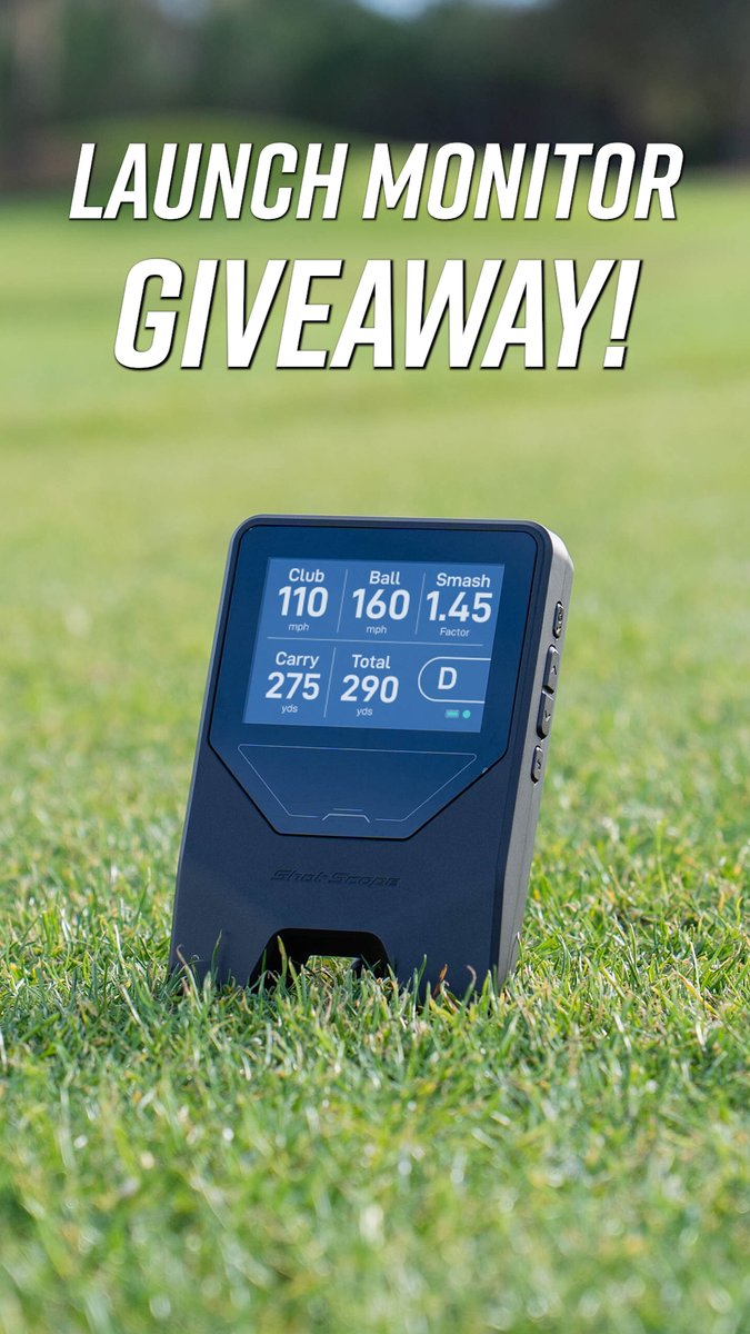 🚨 #GIVEAWAY! 🚨 Who wants to win a Launch Monitor??? It's nearly the end of the week so we thought we'd give away a Shot Scope LM1 launch monitor to one lucky golfer! To enter: ⛳ Like & Share Post ⛳ Follow 2nd Swing Golf ⛳ Tag 3 Friends in the comments *Will draw & announce a random winner next week *Must submit entry by June 14th, 2026 *2nd Swing Contest Rules Apply Winner will be contacted by DM from 2nd Swing Golf #2ndSwingGolf #Golf