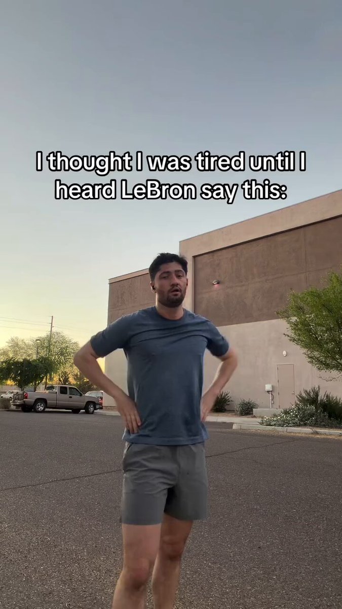 I thought I was tired until I heard LeBron Say this...