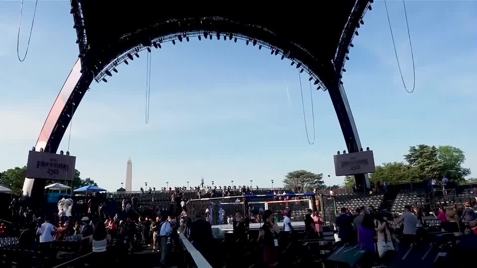 The White House will host its first professional sports event, UFC Freedom 250, for America's 250th anniversary, with Secretary of State Marco Rubio describing the event as a 'gift to the American people'