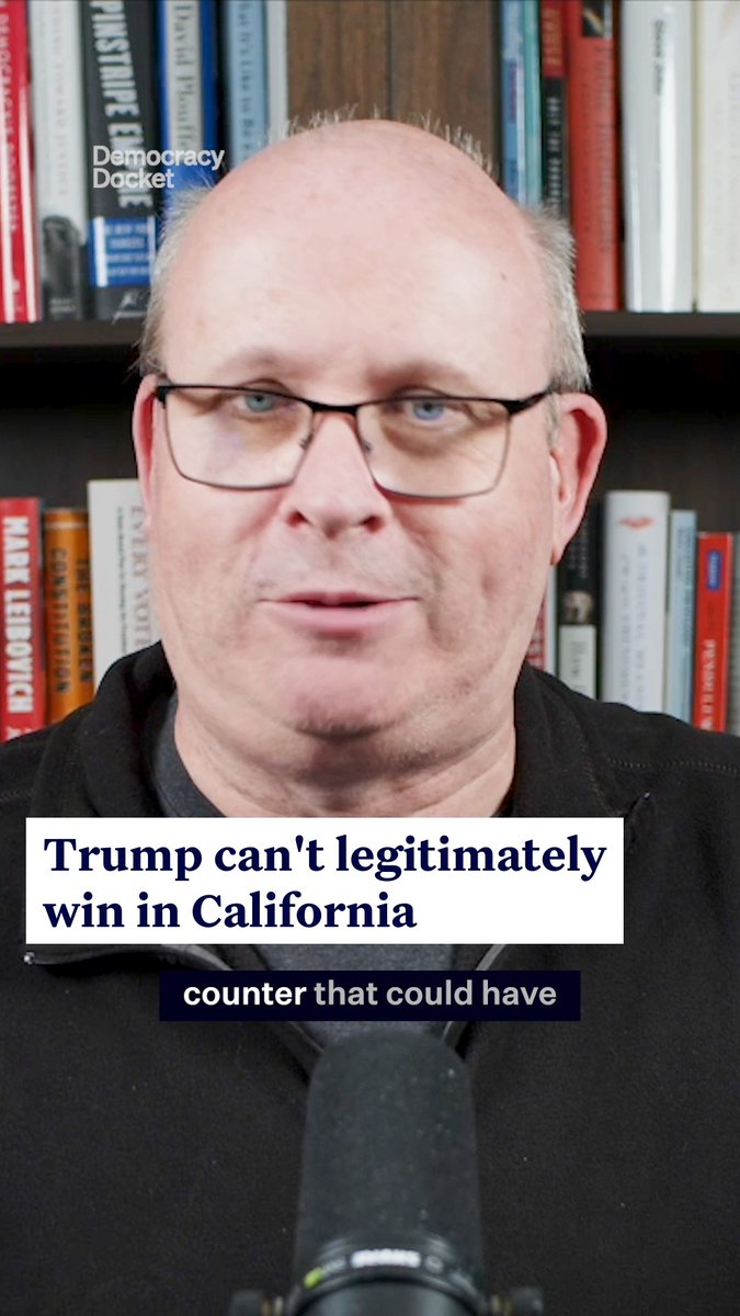 Trump can’t accept that the people of California would reject him over and over and over again, Marc Elias says. That’s why he and the GOP want an excuse to ignore the results of elections where Democrats win. “We must not let them succeed.”