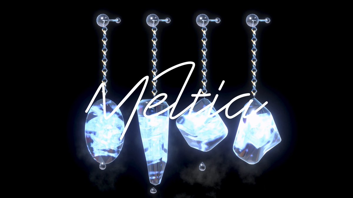 🫧とける、したたるイヤリング🫧 💫🧊Meltia 🧊💫 4種類の形状の氷があります。 🎁抽選で3名様にプレゼント🎁 応募方法👇 RP&いいね / フォロー / BOOTHで💖 ⌛6/15締切 🛒6/16まで発売記念セール実施中 #はるさめ雑貨店