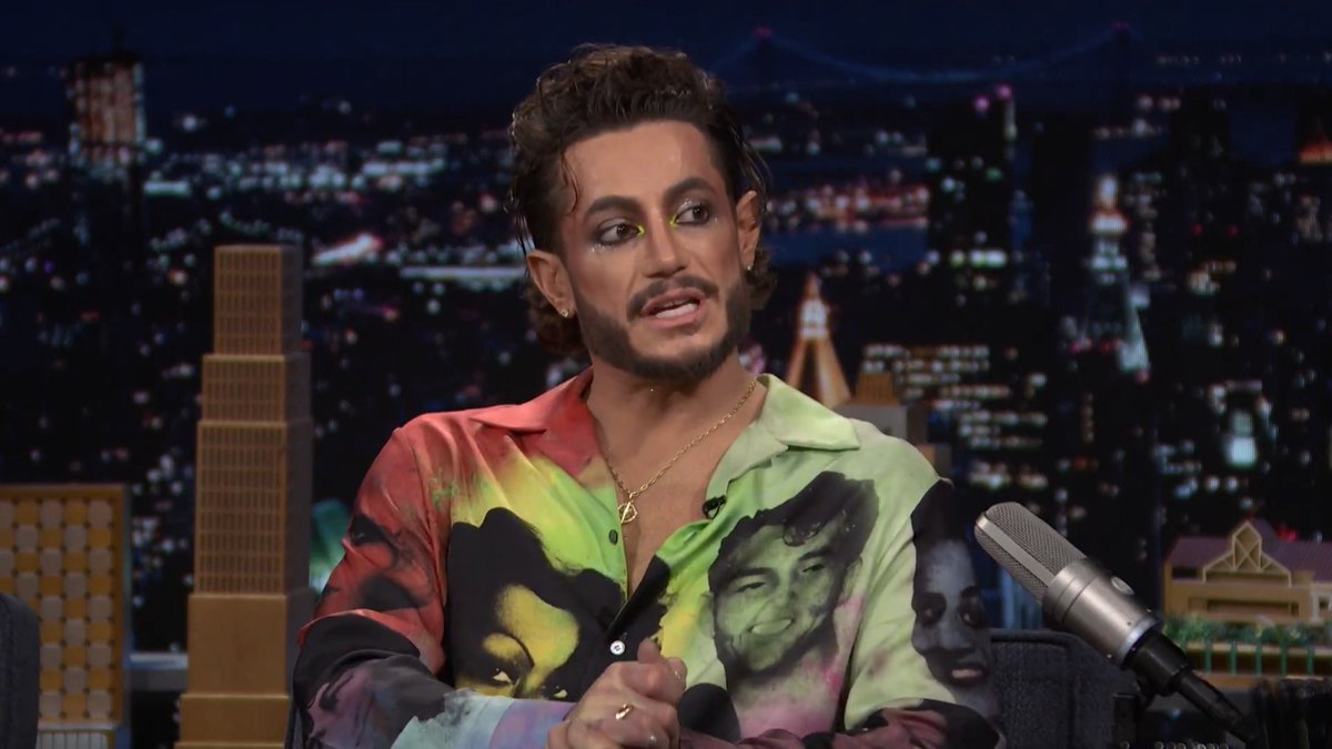.Frankie James Grande’s new memoir Supergay! celebrates his nine years of sobriety. #FallonTonight