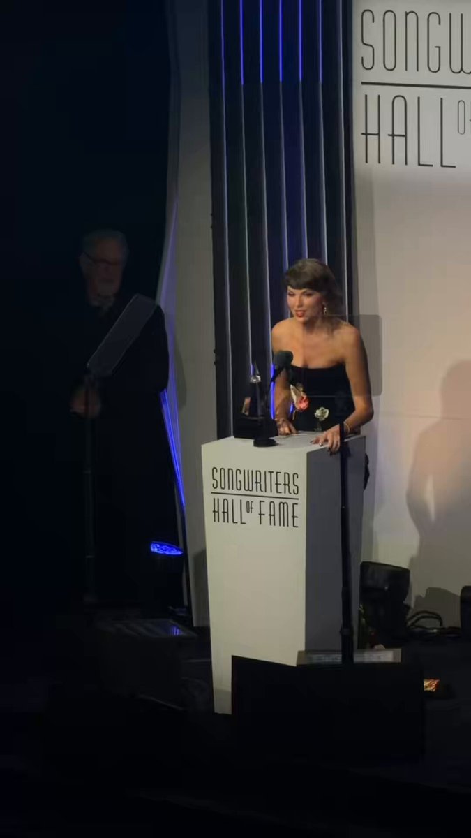 Taylor Swift on choosing Steven Spielberg to induct her into the Songwriters Hall of Fame