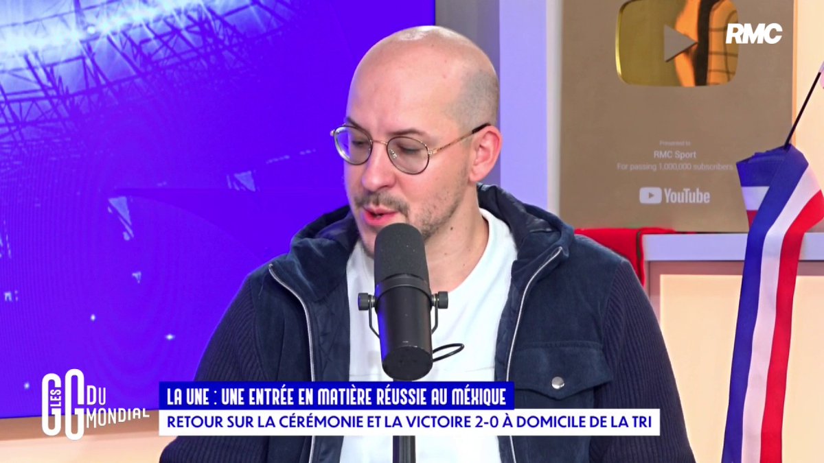 🗣️ Simon Dutin : "Dans ce stade Azteca, on a retrouvé le grain d'image des images de 70 ou 86. Ça faisait longtemps qu'on n'avait pas eu un match d'ouverture dans un stade qui pue le foot comme ça." #rmclive