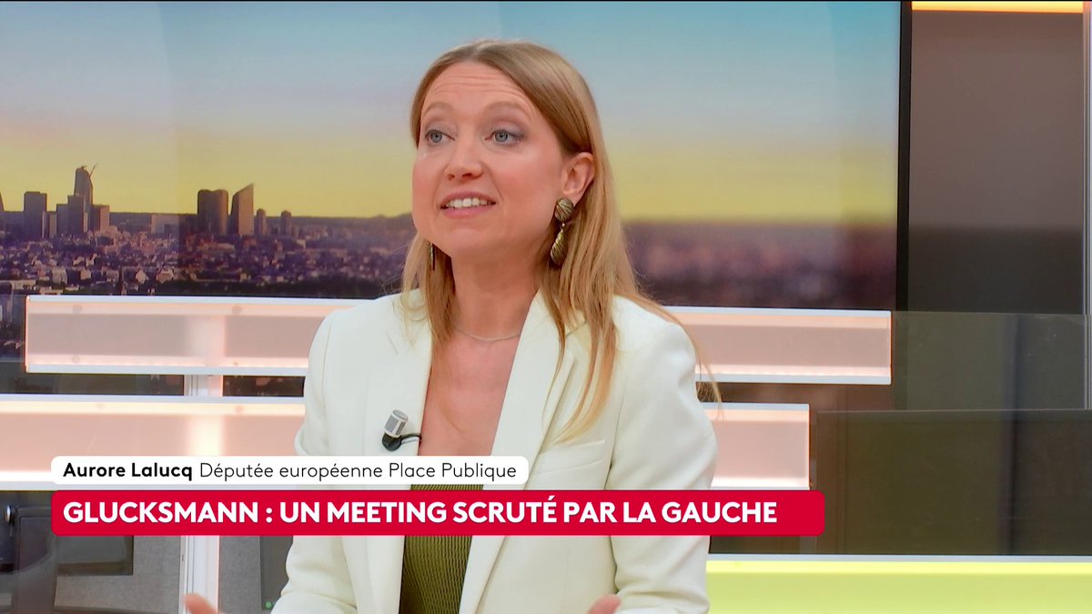 🔴🗣 Présidentielle 2027 : "Il n'y a pas un monde où je ne travaille pas avec le PS", affirme Aurore Lalucq, députée européenne Place publique, alors que Raphaël Glucksmann organise un meeting samedi 13 juin. #canal16
