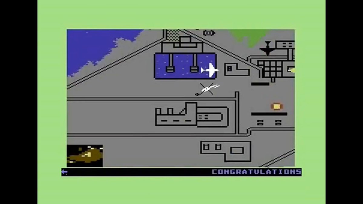 Will Wright's first ever game - and what a banger it was: Raid on Bungeling Bay (1984). The C64 version sold "only" 30k units (piracy being the issue), while the Super Famicon version shipped over a million. That early commercial success gave Wright the financial freedom to hunker down for 5 years and then launch his second masterpiece, Sim City (1989), which will forever be engrained in gaming history of one of the greatest.