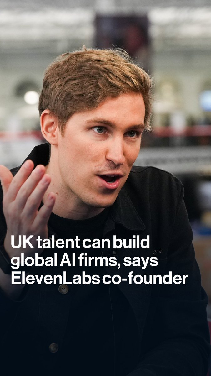 "You can really build a global company from here, from the start, and people want to do it." ElevenLabs co-founder Mati Staniszewski tells Tom Mackenzie the UK has the talent and ambition to build world-competing AI firms.