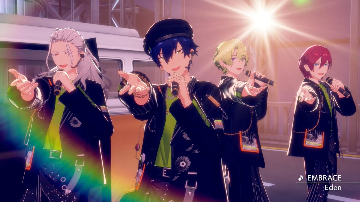 【お知らせ】 6月15日〜 開催のイベント『試練！己のためのGolden Dream』より 『Eden』が歌う『EMBRACE』のMVを先行公開します❗ イベント予告はXとアプリ内に掲載中！ #あんスタ
