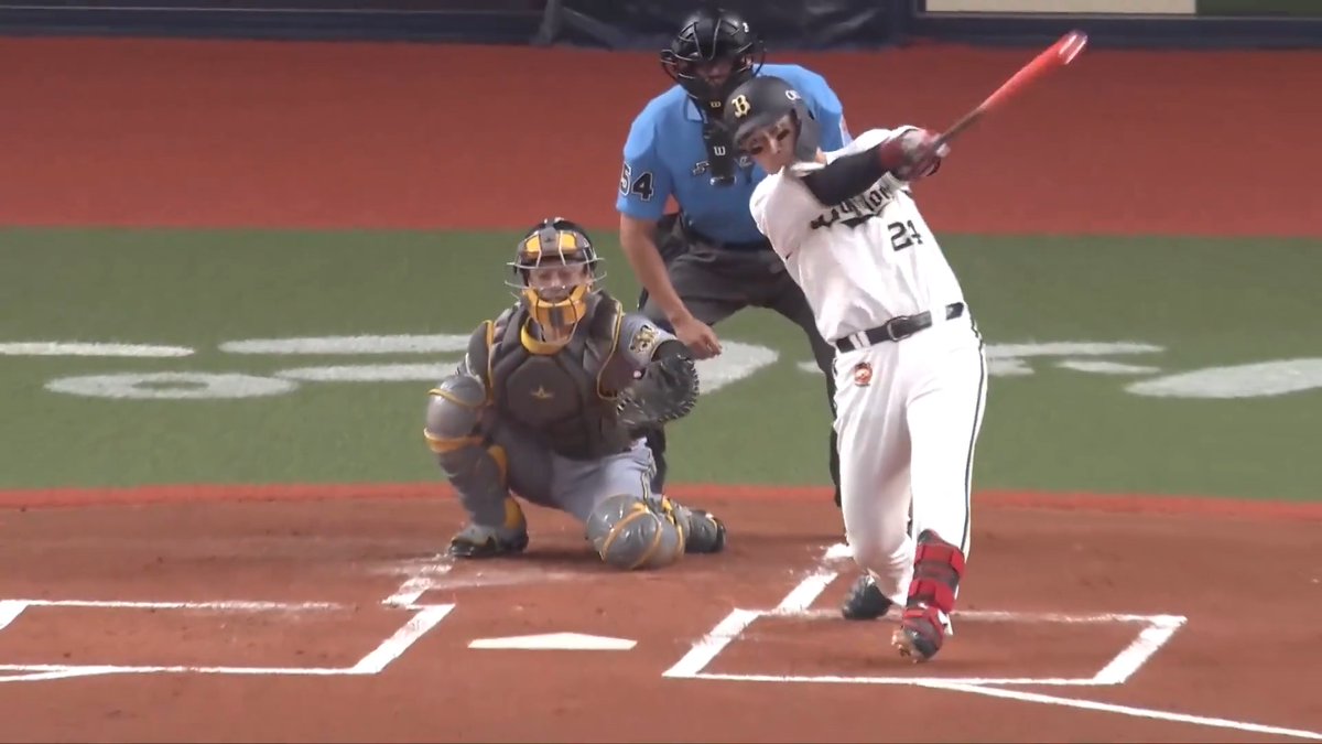 二者連続アーチ！🔥🔥 バファローズ打線が襲い掛かる！💪 オリックス 紅林弘太郎 選手の今シーズン第8号ソロホームラン！🌈 👇日本生命セ・パ交流戦見るならパテレ！