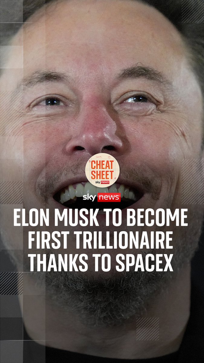 Elon Musk is to become the world’s first trillionaire, as his company SpaceX hits a record-breaking initial public offering which values it at $1.77 trillion. Gareth Barlow has a quiz for Leah Boleto to find out just how wealthy Musk is. 🎧 #CheatSheet:
