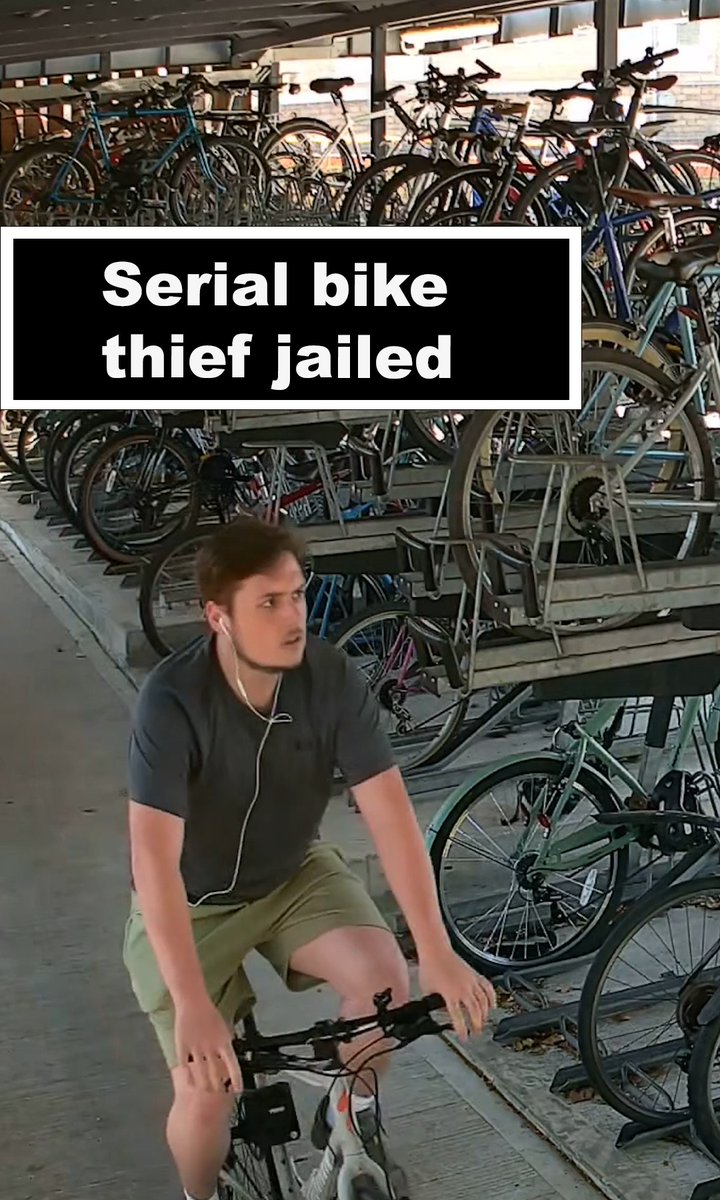 Reece Fujioka stole nine high-value bikes from rail stations in Surrey. We secured valuable CCTV evidence to secure justice 🎥 He’s now been jailed for two years. More 👉