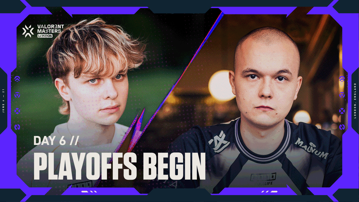 Let the Playoffs begin. #VALORANTMasters Watch all the Day 6 action go down at
