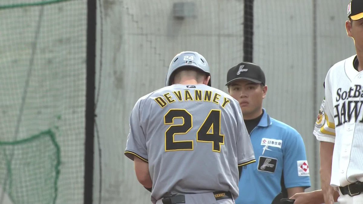 [打球速度が凄まじい ディベイニー 反撃の狼煙をあげる タイムリーヒット！ ⚾ソフトバンク×阪神（ファーム） #阪神タイガース #だったらDAZN