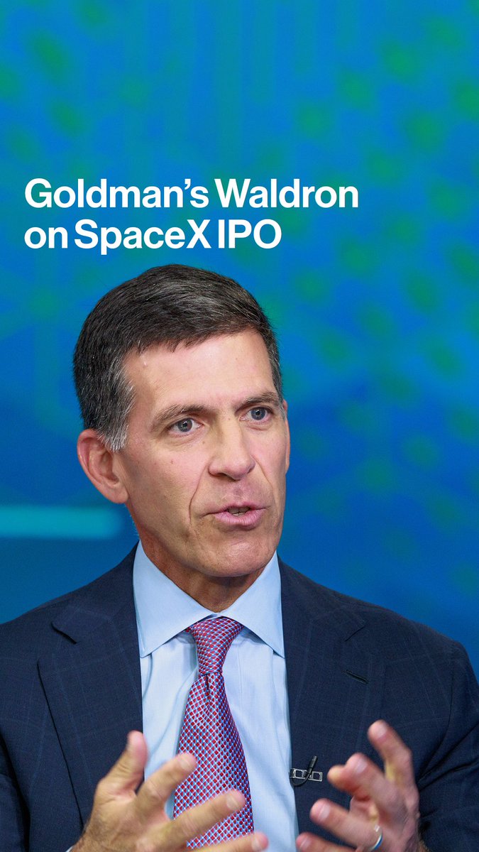 Goldman Sachs President John Waldron says SpaceX proves investors are willing to finance AI infrastructure, as he discusses mega-IPOs with Francine Lacqua