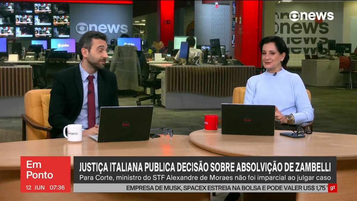 🚨AGORA - Decisão da justiça italiana que negou a extradição de Carla Zambelli justifica que Alexandre de Moraes agiu como juiz e vítima, o que levanta questionamentos sobre sua atuação