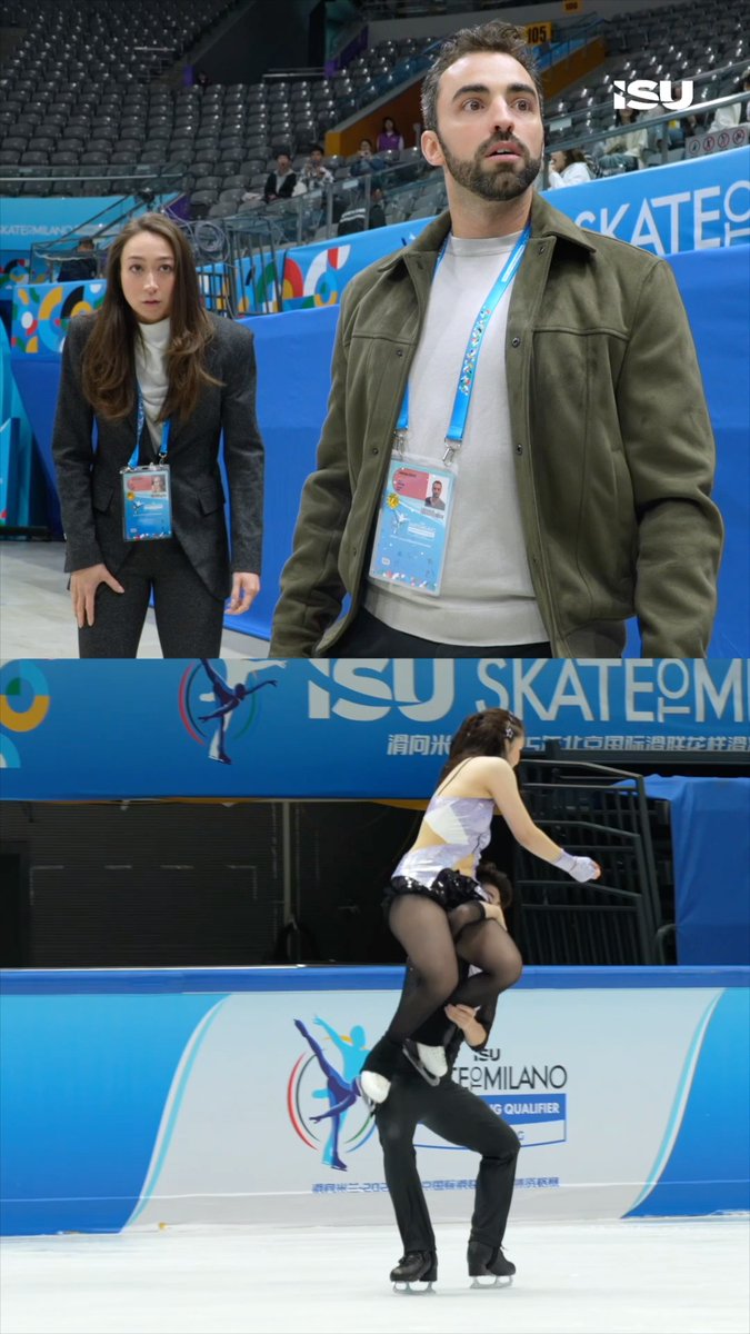 Coach reactions during performances are a whole other performance. ⛸️ And sometimes... the best reactions in the arena. 👀 #FigureSkating