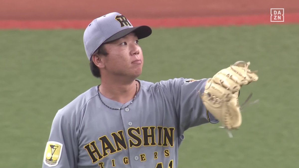 当たり前のようにHQS 村上頌樹 7回を 5安打2失点に抑える! ※映像は6回の奪三振 <投球内容> 回:7 球:111 安:5 振:5 四:3 死:0 失:2 ⚾️オリックス×阪神 #阪神タイガース #だったらDAZN