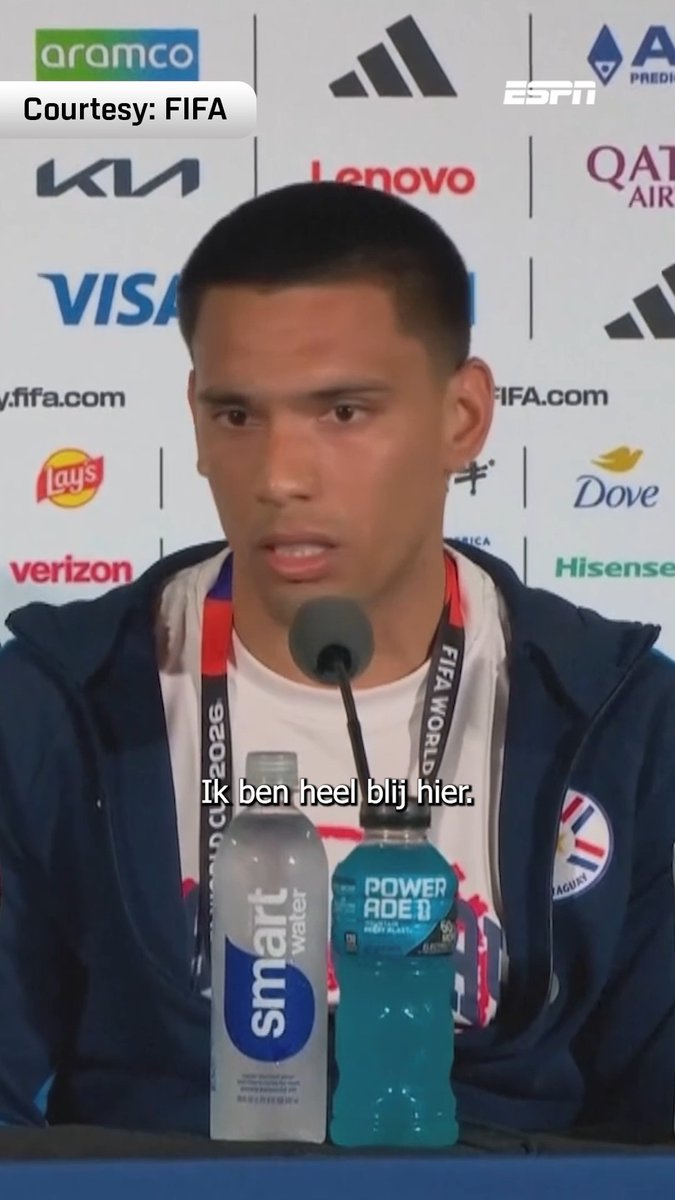 Diego Gómez houdt het niet droog bij het idee dat hij Paraguay mag gaan vertegenwoordigen op het WK 🥹🇵🇾 🔗
