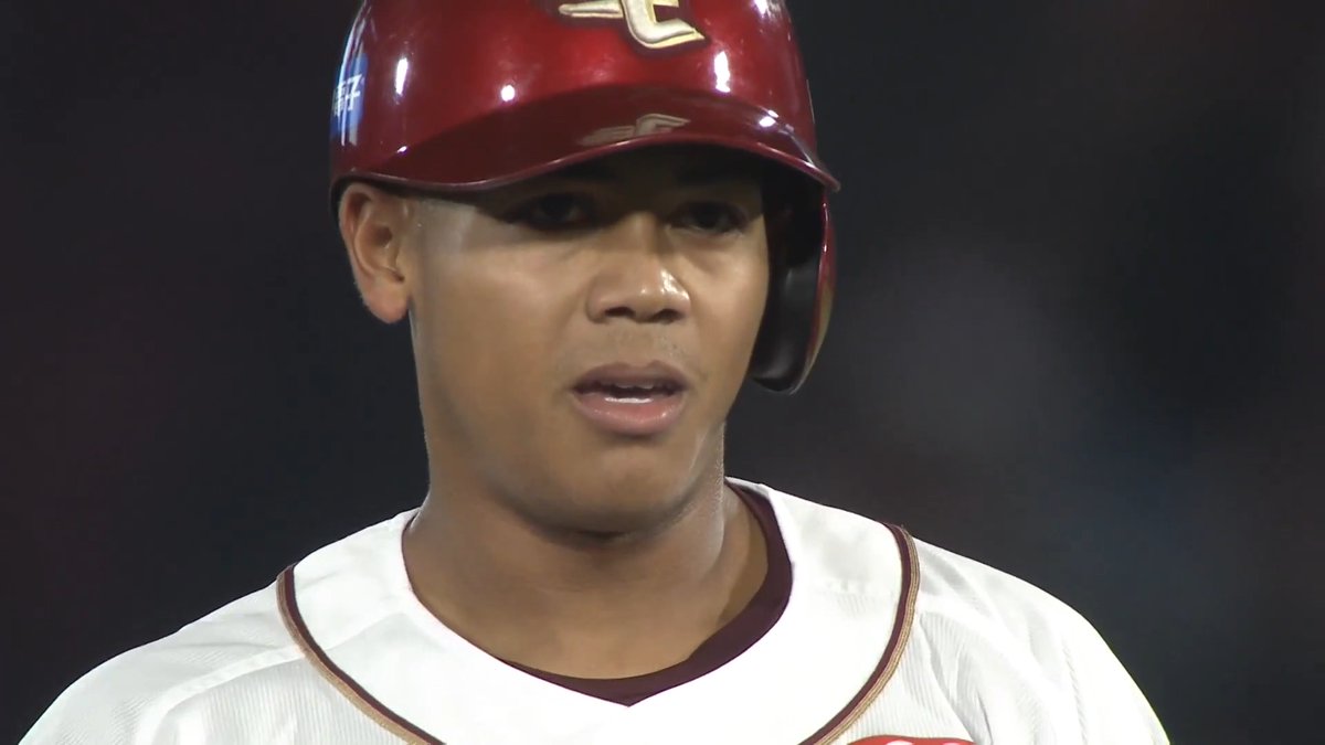 本人にとっても嬉しい一本！🔥🔥 記念すべき初ヒット！👏👏 東北楽天 ワォーターズ 選手がプロ初安打を放つ！㊗✨ 👇日本生命セ・パ交流戦見るならパテレ！
