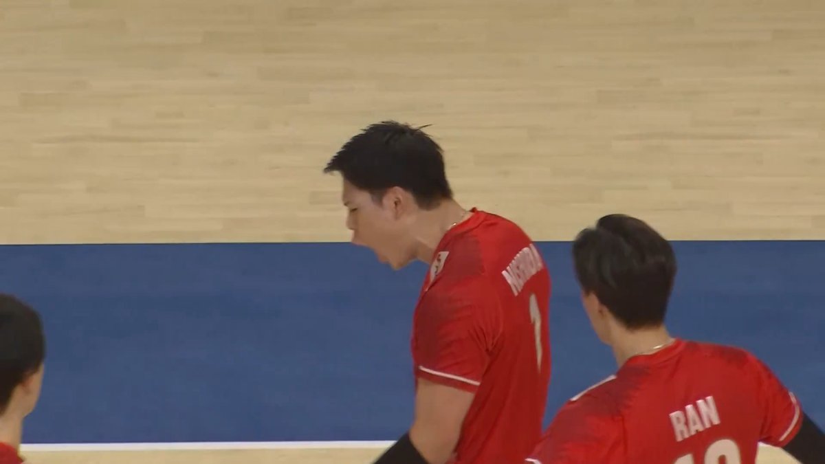 ═════════════ 🏐#ネーションズリーグ 男子🏐 📺BS-TBS放送中📺 ═════════════ 【中国ラウンド 第2戦】 🇯🇵日本 ㉕ 1️⃣ 🇵🇱ポーランド ㉑ 0️⃣ #西田有志 選手の誰も取れないコースへのサービスエース💫 17年ぶりの勝利へ🔥 日本が第1セットを先取🙌 #VNL2026