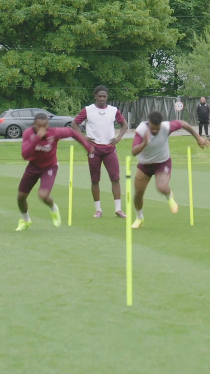The lads put their pace to the test in a running race 🏃‍♂️ Who comes out on top? Watch Keeping the Faith, exclusively on X.