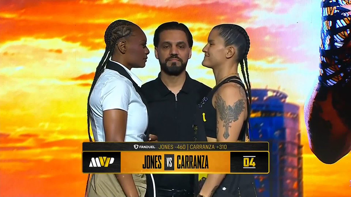 Oshae Jones & Elia Carranza face-off ahead of their rematch 🥊