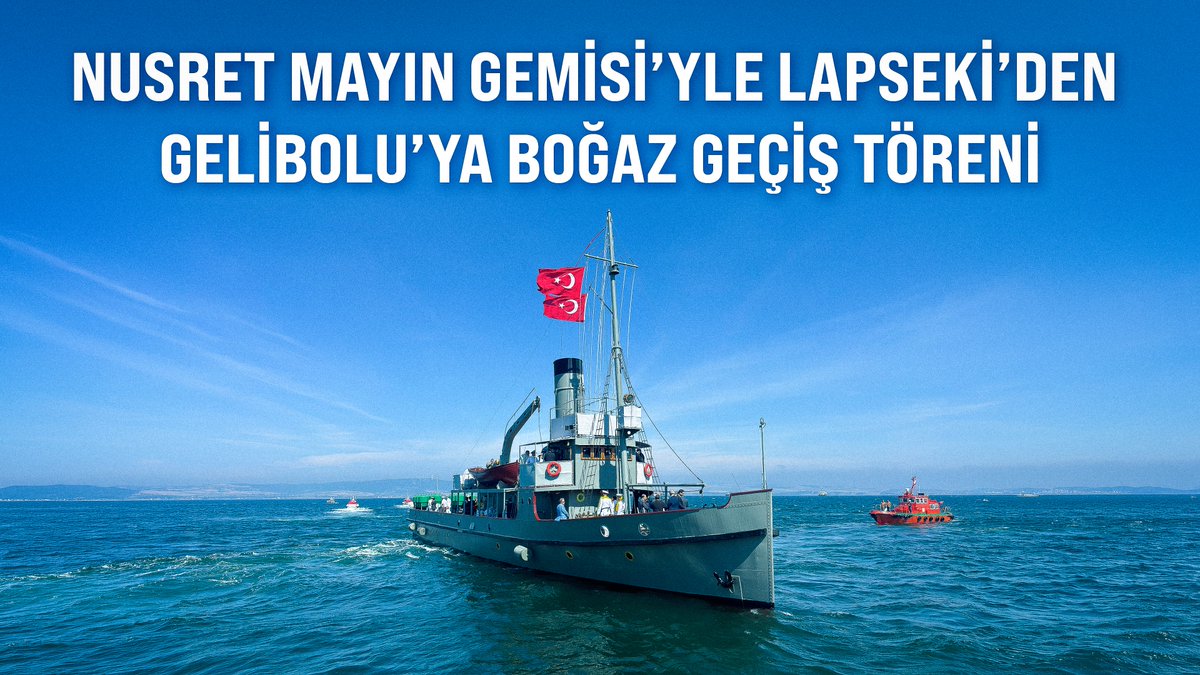 Türkler’in Rumeli’ye geçişinin 672. yıl dönümünde, tarihe yön veren Nusret Mayın Gemisi’nde aynı rotada yol aldık. Ecdadımızın izinden, aynı heyecan ve aynı kararlılıkla… Dün kıtalara mühür vuran irade, bugün de yolumuzu aydınlatıyor. 🇹🇷⚓️