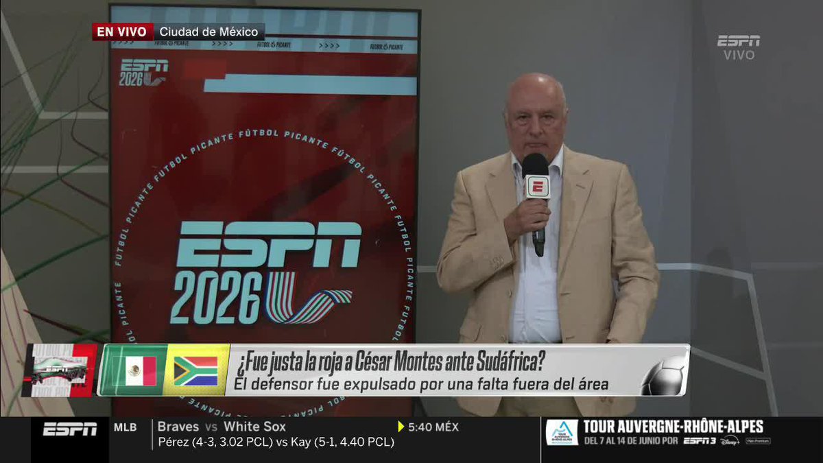 Que alguien le cuente a los de ESPN que si se da el escenario de empate en puntos entre Chequia Korea y México, los goles del partido vs Sudáfrica no cuentan para ninguno de los tres. Es increíble que trabajen de eso y no se sepan los criterios de desempate