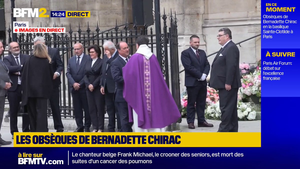 Il y a tout le gratin de la délinquance en col blanc à l’enterrement de Bernadette Chirac…