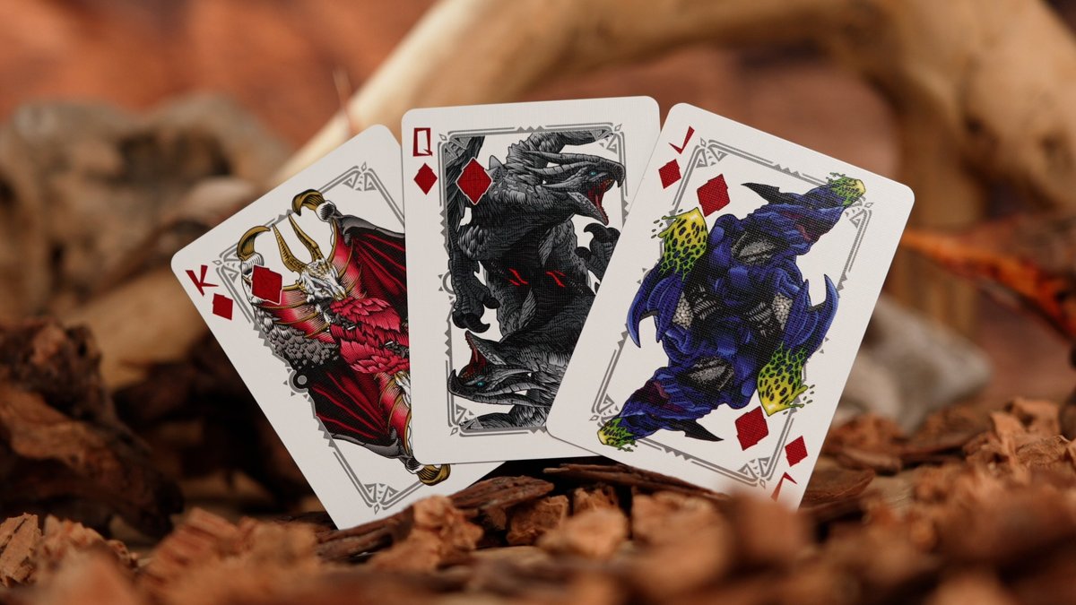 The hunters at Dyenamik have carved out a set of Monster Hunter Playing Cards that celebrate over 20 years of iconic Flagship Monsters! Have you got yours yet? 👉