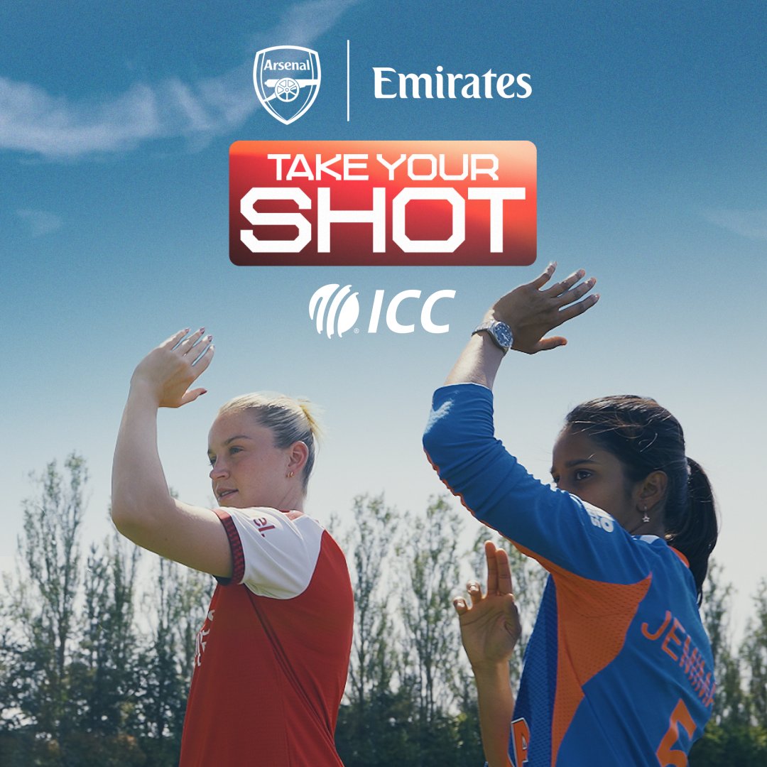 Hit for six 🏏 Ahead of the T20 World Cup, Alessia Russo, Lotte Wubben-Moy and Chloe Kelly take on the ultimate football 🆚 cricket challenge. 🤝 Emirates