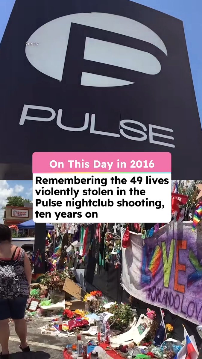 It’s been ten years since the Pulse nightclub shooting in Orlando, Florida, that stole 49 lives and left 53 people wounded, in one of the darkest days in American history. Read more ➡️