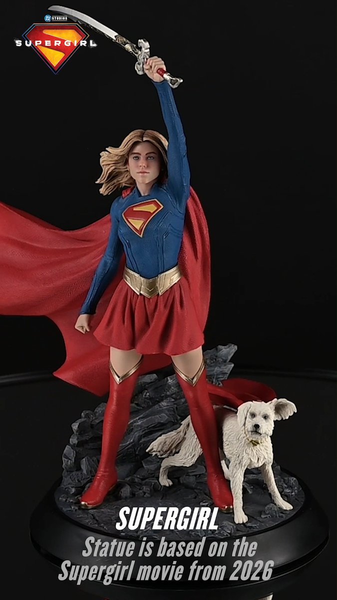 Here's a close look at Supergirl™ 1:6th scale resin statue from DC Studios' Supergirl Movie. Available for pre-order NOW at select retailers! ➡️ Highly detailed statue stands approximately 15.5” tall and is hand numbered on the base. #McFarlaneToys #DCDirect #Supergirl #SupergirlMovie