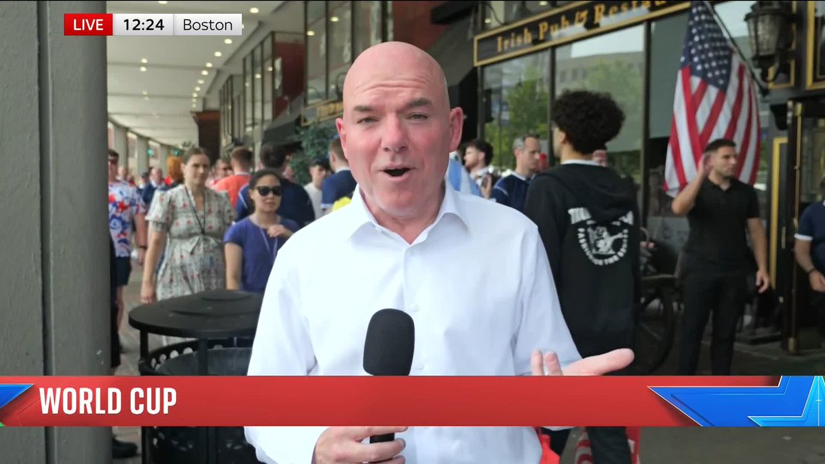 'Look at the craic': Scotland fans queuing outside an Irish pub in Boston tell @JamesMatthewSky why they've paid thousands to travel to the World Cup. 📺 Sky 501, Virgin 602, Freeview 233 and YouTube