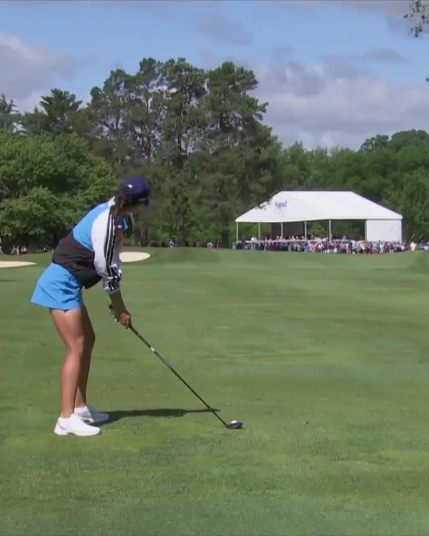 How unbelievably pure is this? Hold me down and inject this straight into my veins. No more swinging out of my shoes. No more trying to crush my fairway woods. Just a smooth little “pop” off the center of the face.