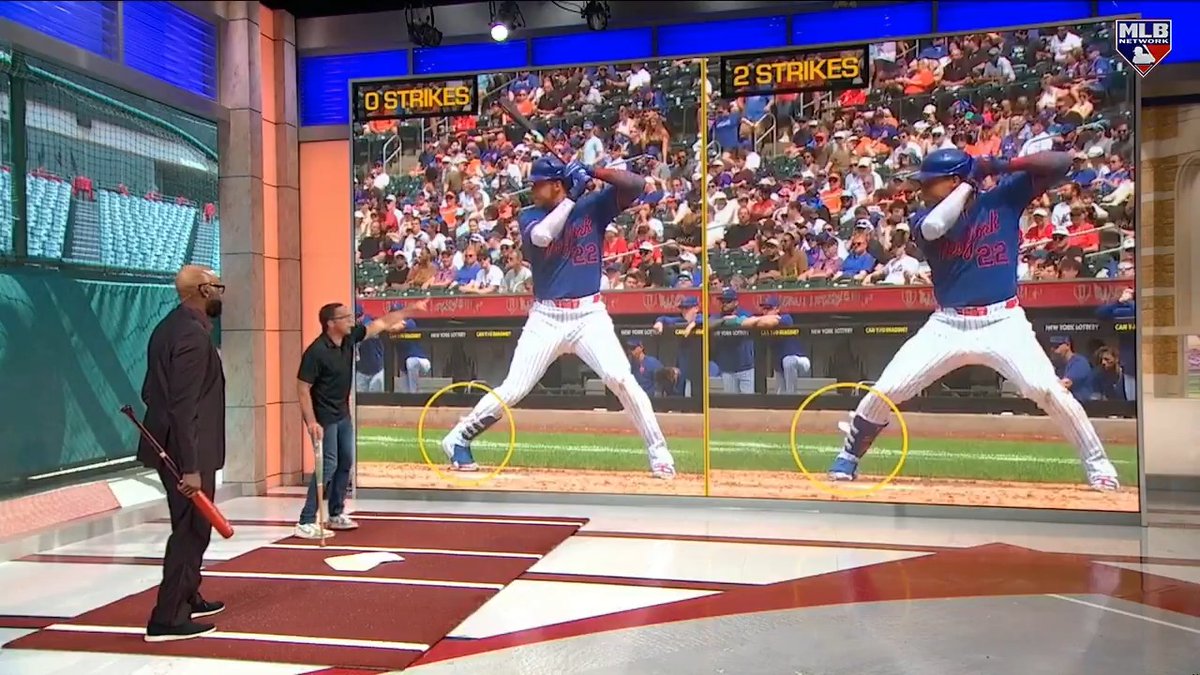 “We're gonna look up and he's gonna have 38-45 bombs, he's gonna have 110 RBIs, he's gonna hit you .280…” cliff floyd and Mark DeRosa break down Juan Soto and his advanced approach at the plate.