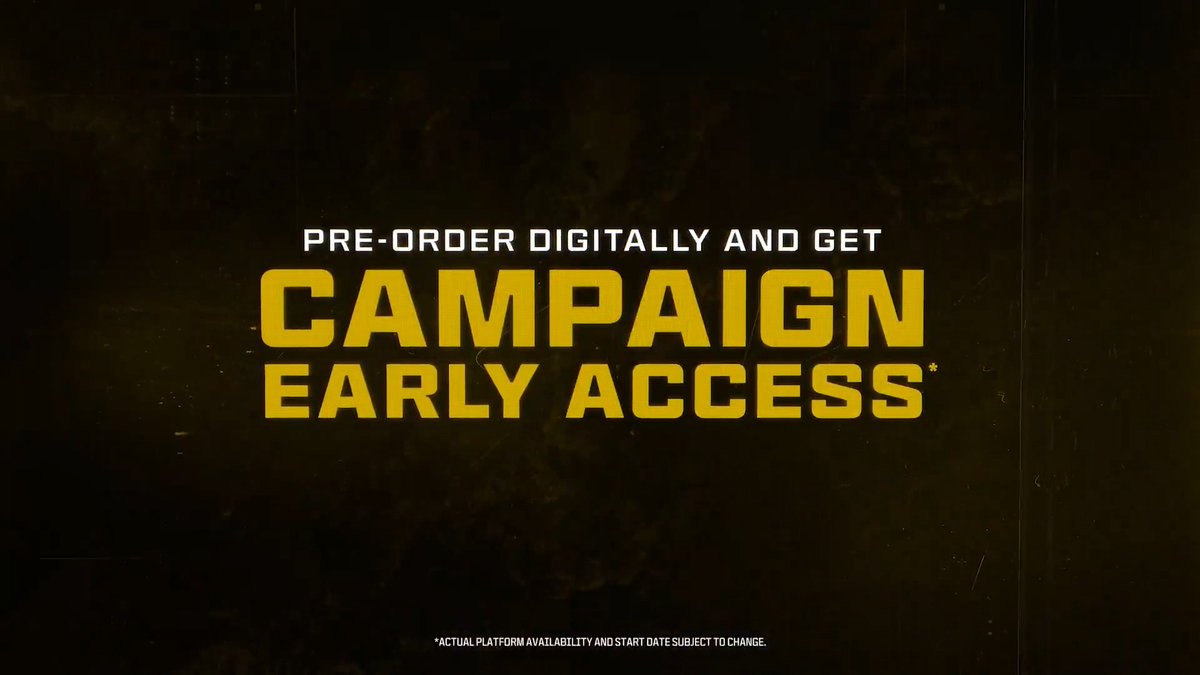 Brief new look at Modern Warfare 4 campaign in the Campaign Early Access confirmation video