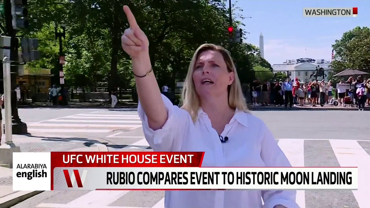 WATCH: Surprise Military Flyover Above the White House During Trump UFC Preparations Sara Firth The White House