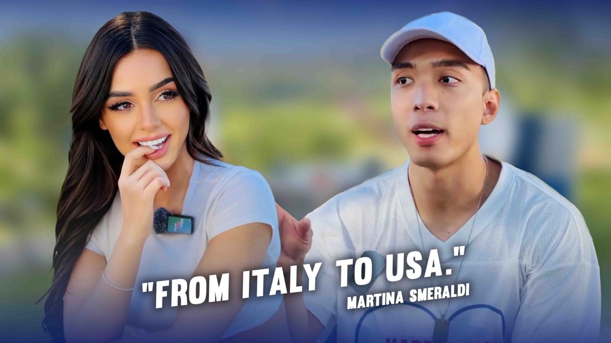 Fresh from Italy 🇮🇹❤️ Martina Smeraldi takes on America for the very first time on Behind Her Scenes 😳 Full episode drops here: 👉 👉 👉 Martina Smeraldi Love Her Films