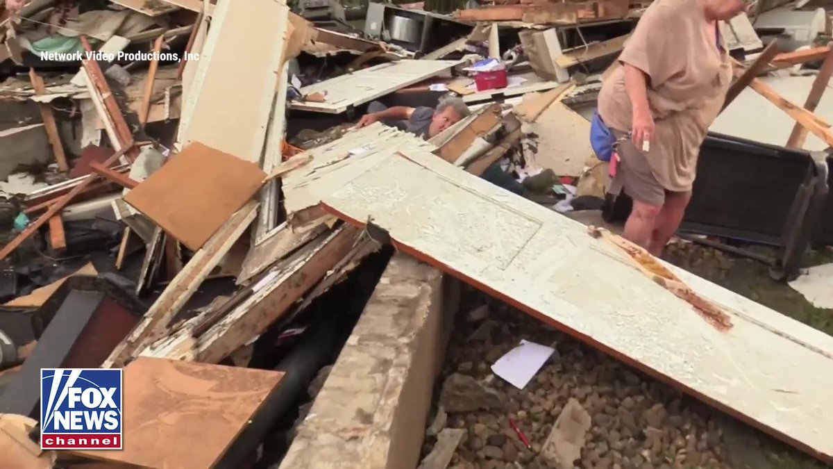 A miracle rescue and a broken leg that could have been much worse. First responders and a reporter race to save a man trapped under the remains of his collapsed home after a tornado tore through northwestern Illinois. Video captures the dramatic rescue as officers dug through the wreckage and carried the survivor to safety. The powerful storm left at least one person dead, knocked out power to hundreds of thousands, and unleashed winds strong enough to rip homes from their foundations.